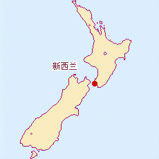 新西兰国土面积示意图
